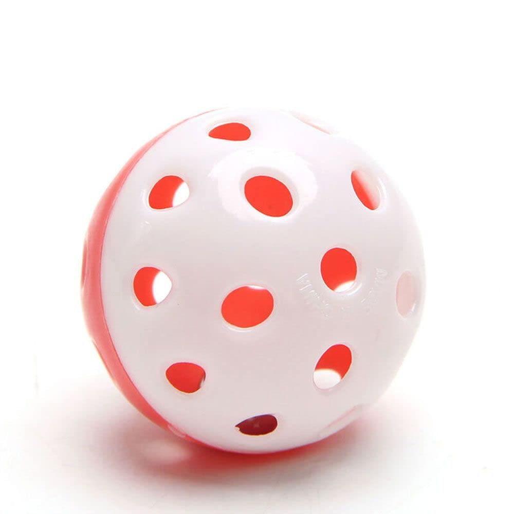 10pcs Hollow Rolling Bell Ball - Fun Interactive Pet Toy for Birds, Cats & Parrots - Encourages Play & Exercise - Perfect for Cages, Playpens & Home Use