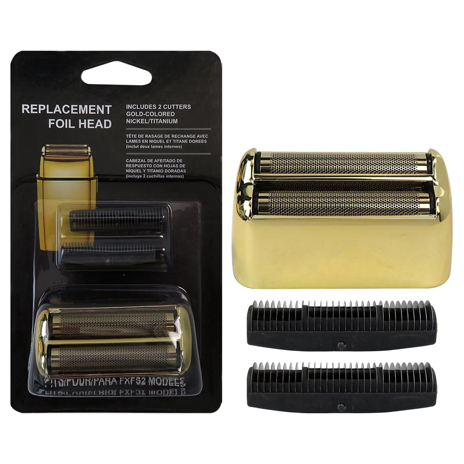 Upgraded Electric Shaver Foil Replacement Blades with Cutters - Compatible with Life Girl Star FX3 FX Series Double Foil Shavers - Smooth Shaving for Women's Legs, Underarms & Bikini Area