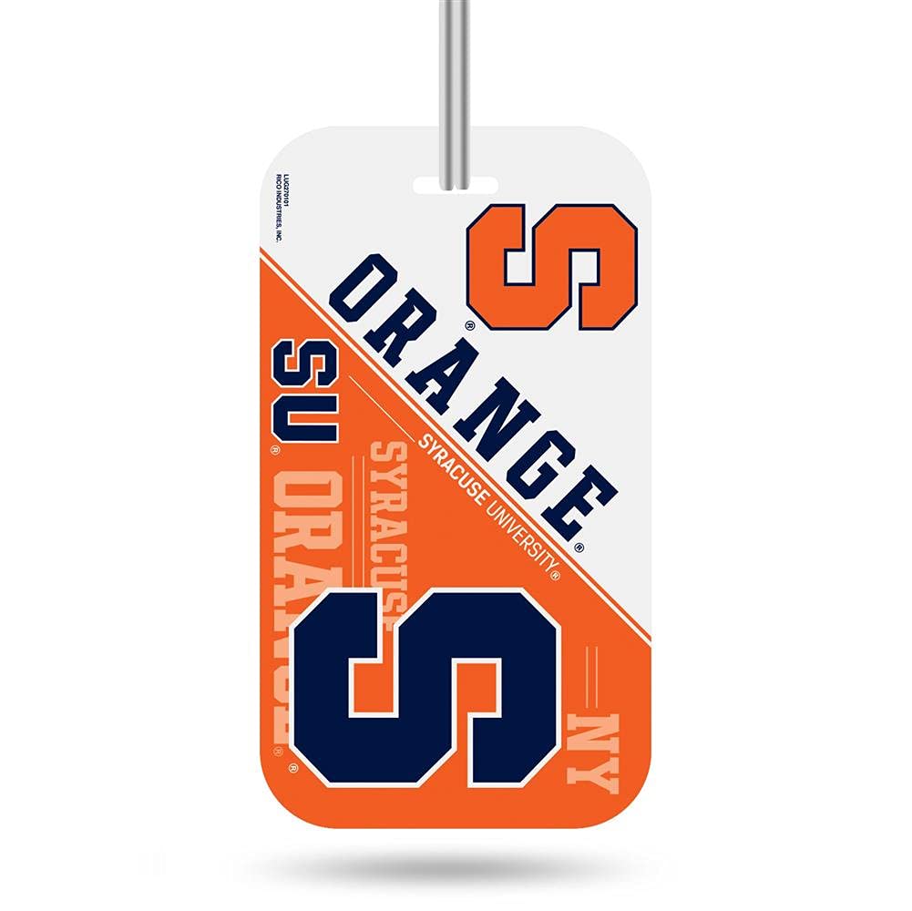 Syracuse Team Logo Luggage Tag - Durable Travel ID Tag for Suitcases & Bags - Perfect for Syracuse University Fans, Alumni & Sports Travelers - Great Gift for Game Day Trips & College Reunions