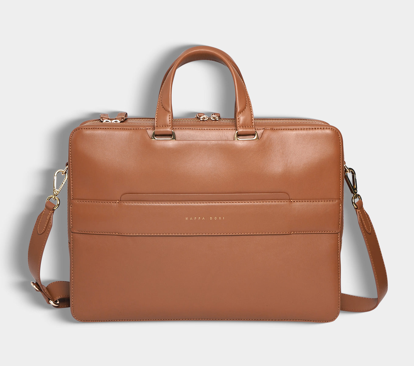 CAMDEN TWIN WORKCASE - Premium Leather Laptop Briefcase for Business Professionals | Perfect for Office, Travel & Daily Commute