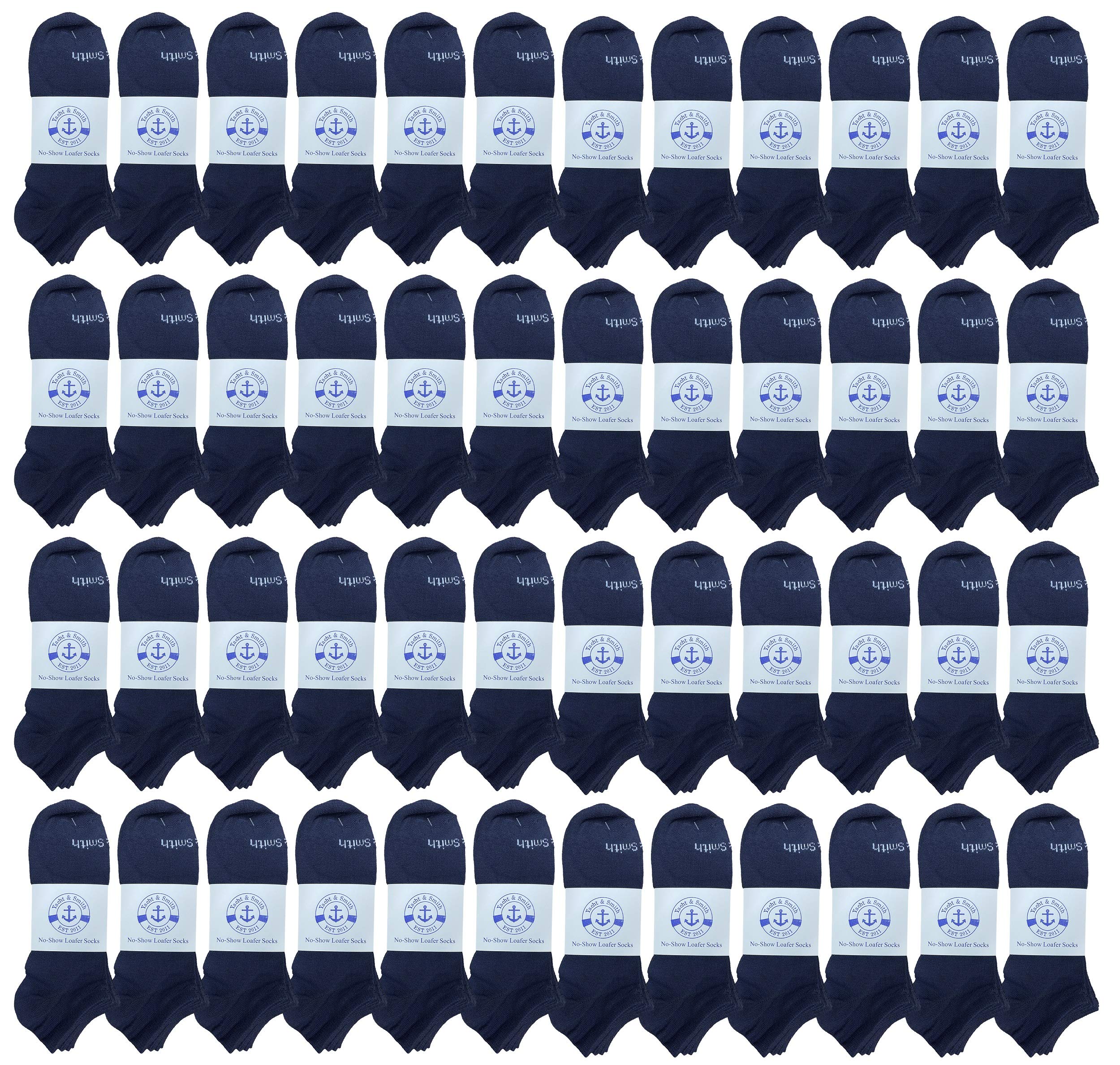 48 Pairs of BILLIONHATS Women's Low Cut Ankle Socks - Thin, Lightweight & Breathable Athletic Socks for Running, Yoga & Daily Wear (Size 9-11) - Bulk Wholesale Pack