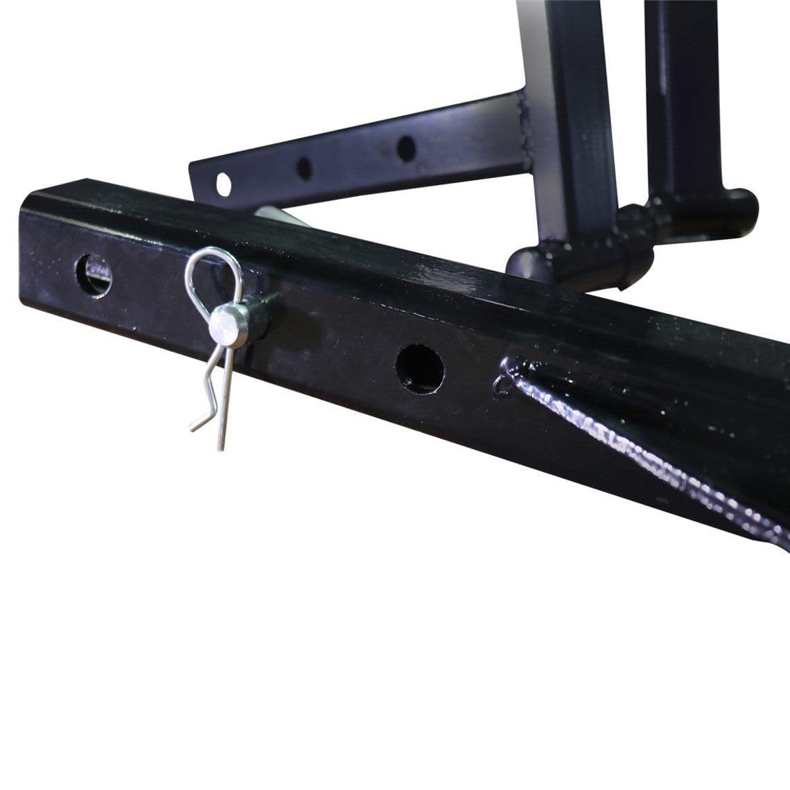 Heavy Duty Triple Adapter for Trash Can Grabber & Tractor Hitch - Garbage Hauler Accessory for Waste Management & Yard Cleanup