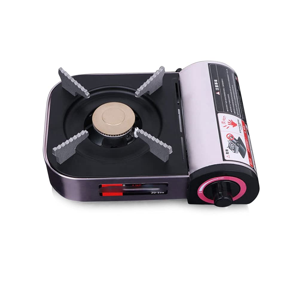 Portable Camping Gas Stove - Compact Outdoor Cooking Burner for Backpacking, Hiking & Picnics | Lightweight Cassette Gas Cooker with Stable Flame | Perfect for Camping Trips, Tailgating & Emergency Preparedness
