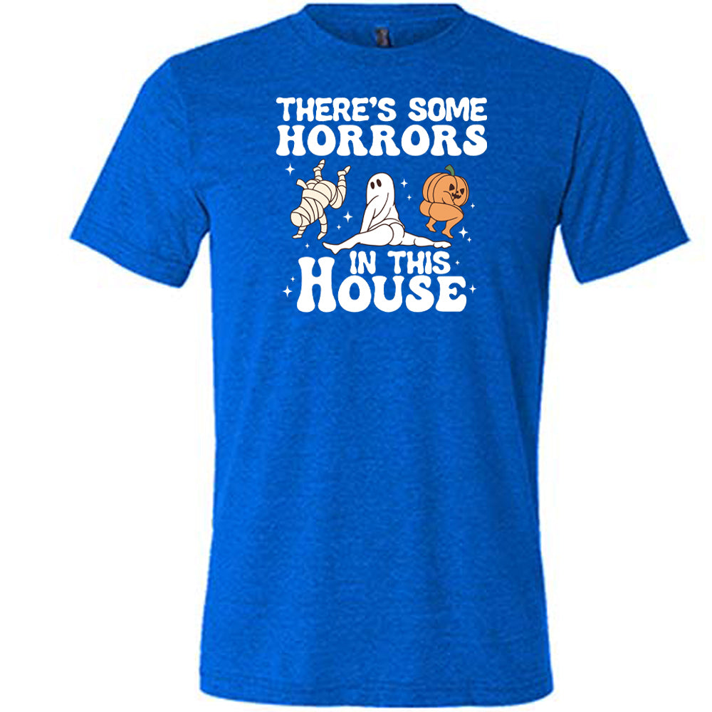 Unisex Horror Movie T-Shirt - 'There's Some Horrors In This House' Graphic Tee for Halloween, Cosplay & Horror Fans