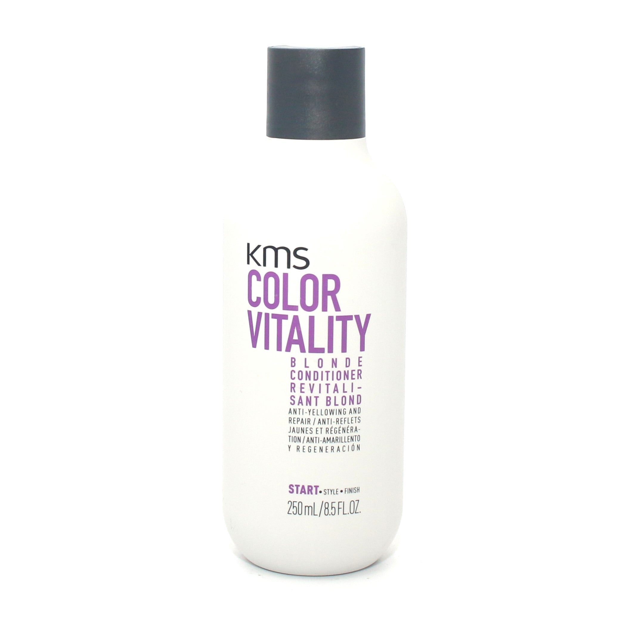 KMS Color Vitality Blonde Conditioner 8.5 oz - Toning & Hydrating Hair Treatment for Blonde & Highlighted Hair - Perfect for Salon-Quality Results at Home
