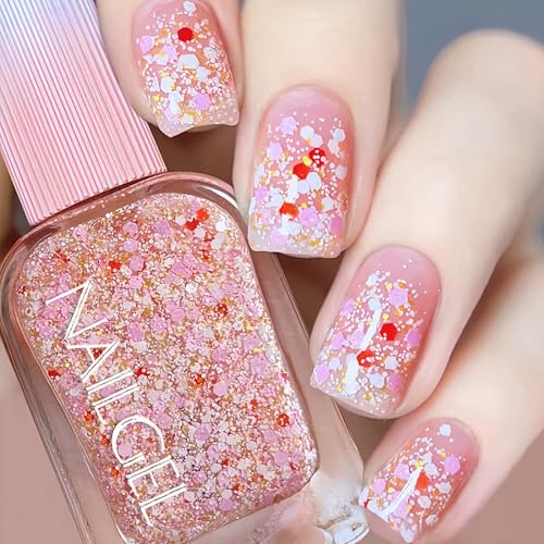 Clear Flower Glitter