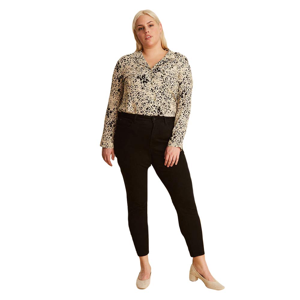 Warp + Weft JFK Plus Size Denim Jeans for Women - Comfortable Stretch High Waist Skinny Jeans | Perfect for Casual Wear, Office & Date Night Outfits