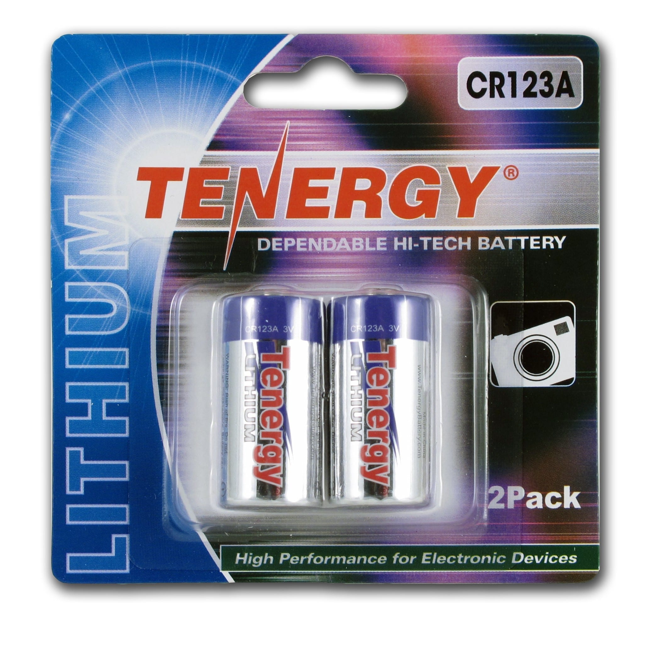 CR123A Lithium Batteries - 3V High-Power Lithium Camera Battery for Flashlights, Security Cameras & Medical Devices | Long-Lasting & Reliable Performance
