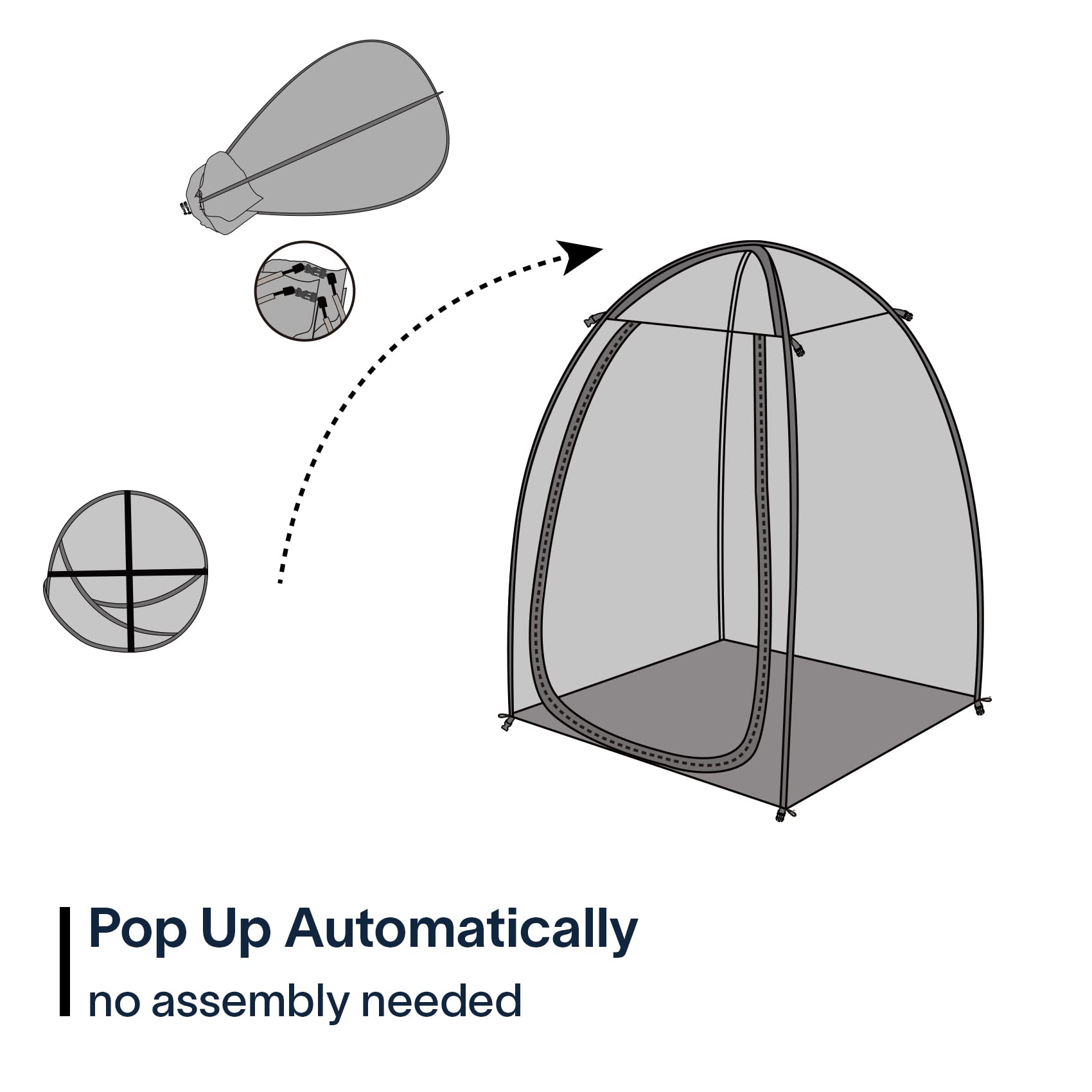 **Weatherproof Clear Bubble Tent - Portable Pop-Up Igloo Tent for Outdoor Sports, Soccer, and Winter Camping | Cold Weather Shelter for Backyard, Beach, and Picnics**