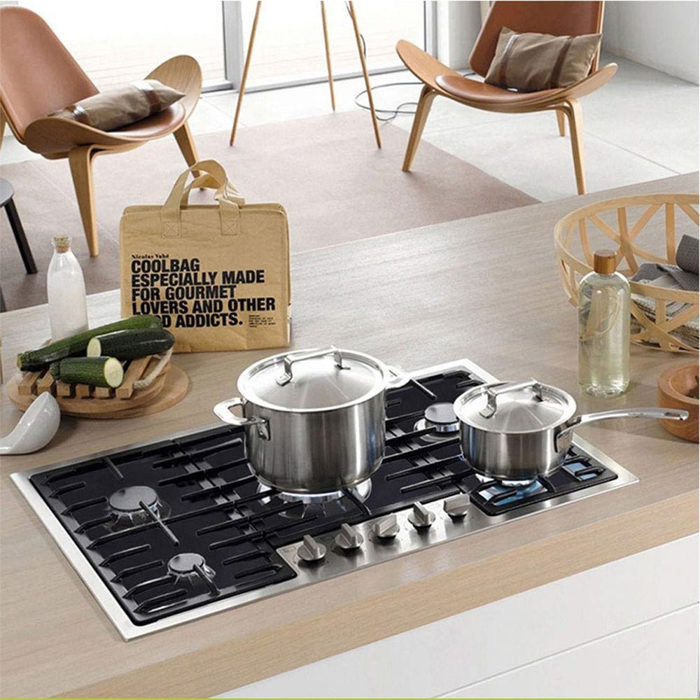 Elmo Reusable Stove Protector - Heat Resistant Cooktop Cover for Gas & Electric Ranges - Perfect for Kitchen Safety & Countertop Protection While Cooking