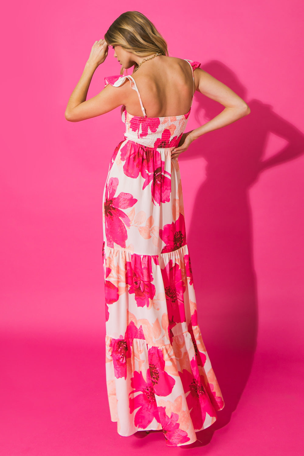 Floral Maxi Dress for Women - Comfortable & Stylish Summer Boho Dress for Beach, Vacation, and Outdoor Events