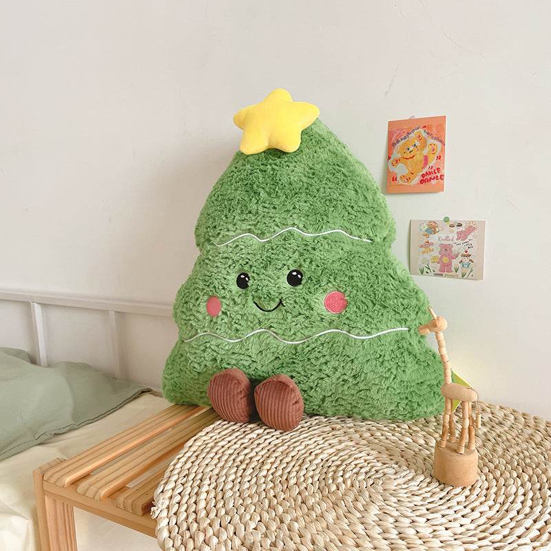 Adorable Christmas Tree Plush Toy - Soft Holiday Stuffed Animal for Kids, Home Decor & Gift Giving | Perfect for Xmas Decorations, Stocking Stuffers & Cozy Winter Nights