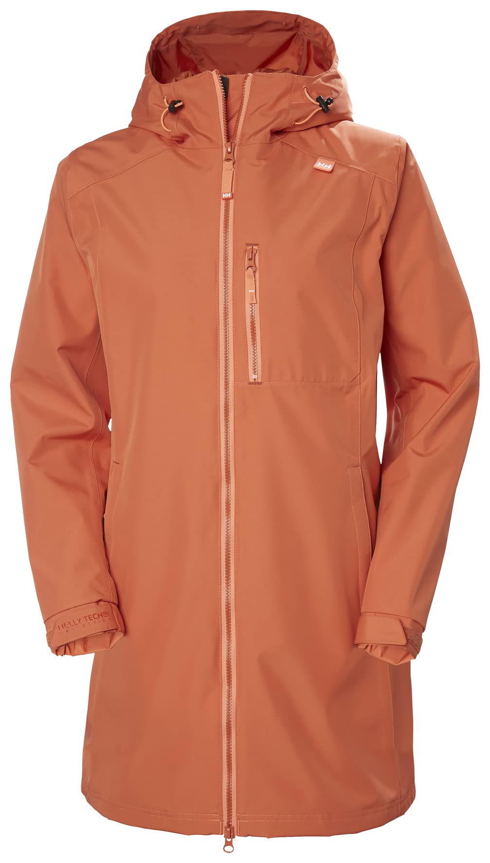 Helly Hansen Women's Belfast Long Waterproof Rain Jacket - Lightweight Windproof Outdoor Coat for Hiking, Camping & Everyday Wear