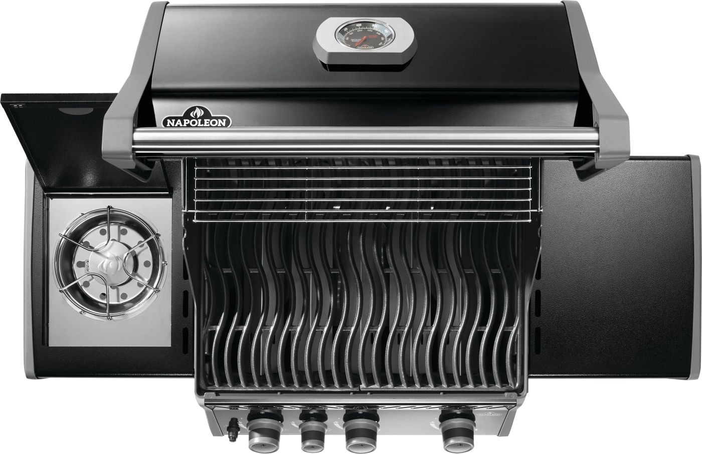 Napoleon Rogue 425 Propane Gas Grill with Side Burner - R425SBPK 2 FB - Perfect for Backyard BBQs, Outdoor Cooking & Patio Entertaining