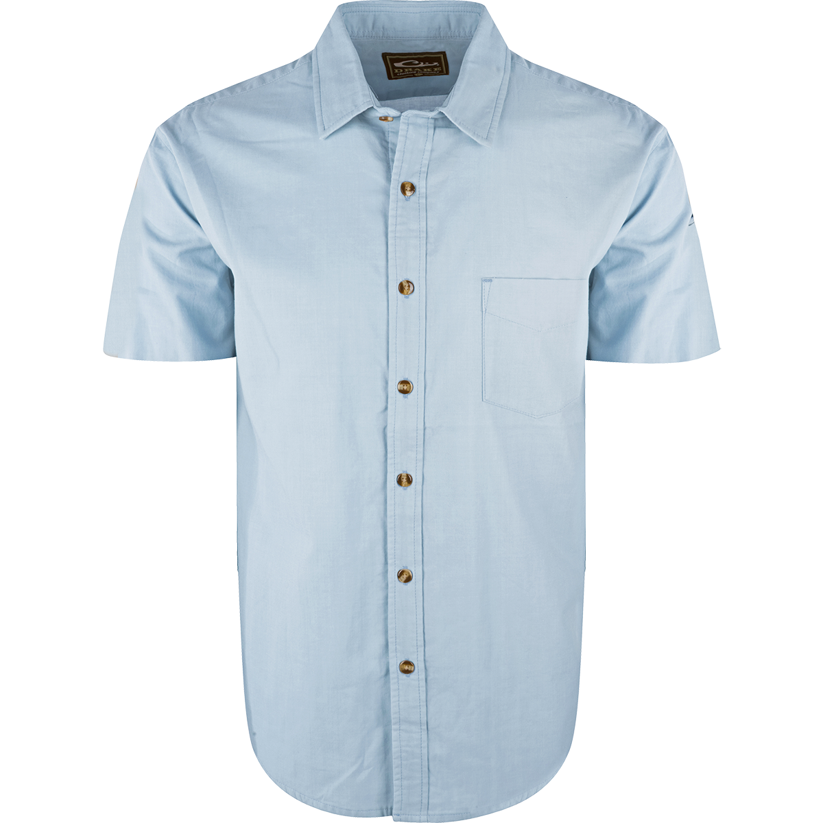 NeverTuck Short Sleeve Shirt for Men - Comfortable Untucked Casual Button Down Shirt - Perfect for Office, Travel & Summer Outfits