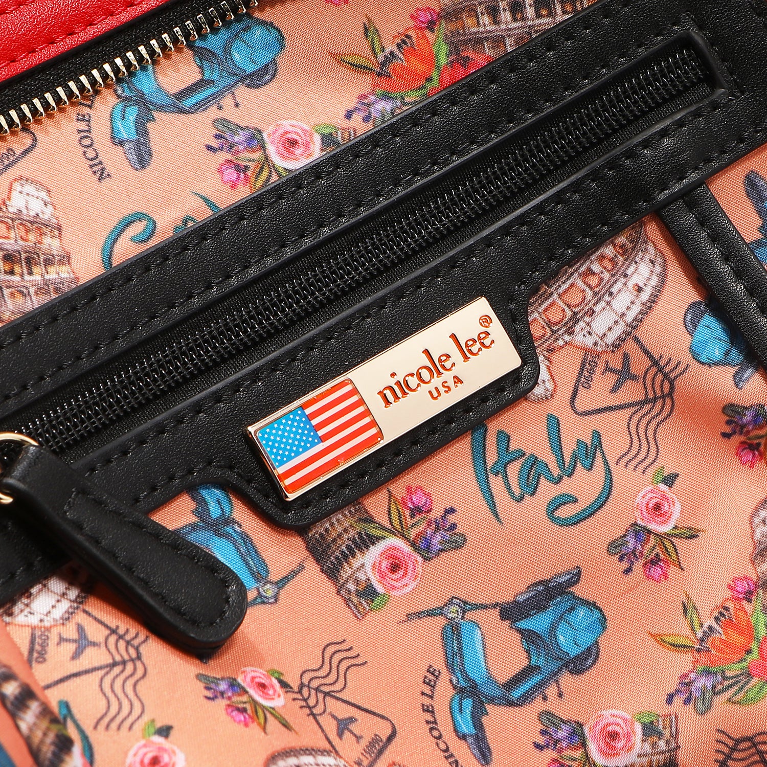 Martha Travels Italy Crossbody Bag - Stylish & Lightweight Leather Purse for Women - Perfect for Travel, Shopping & Everyday Use