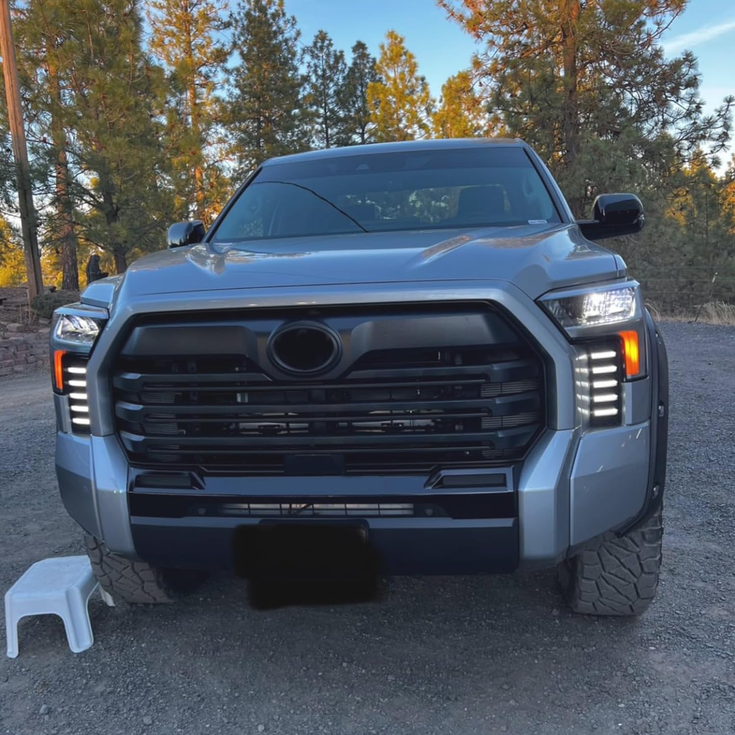 2022-2025 Toyota Tundra LED Fog Lights with White DRL & Amber Turn Signal - High Visibility Daytime Running Lights for Enhanced Safety | Perfect for Off-Roading, Night Driving & Bad Weather Conditions