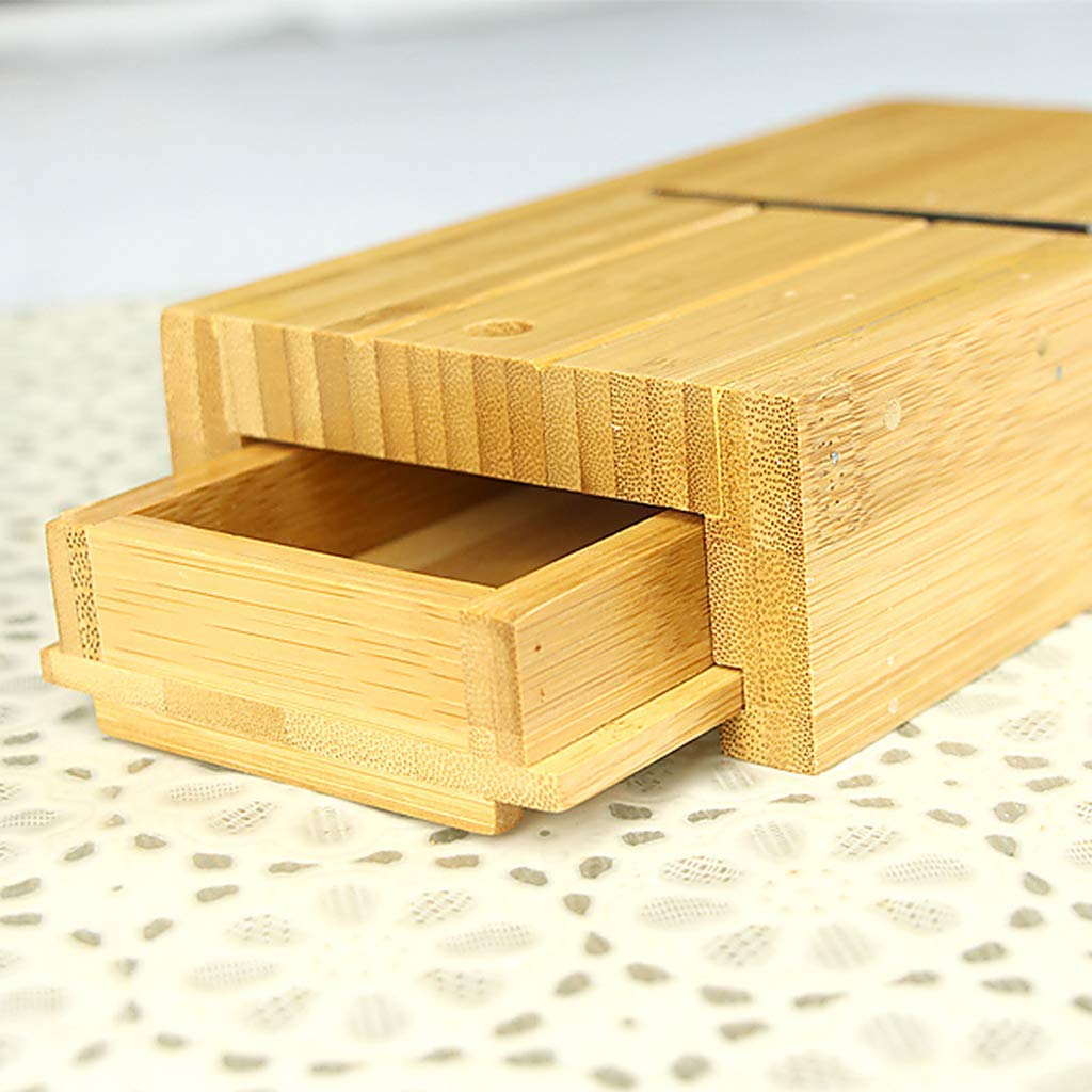 Premium Bamboo Soap Cutter & Beveler Tool - Handmade Soap Making Kit for DIY Candle & Soap Crafting - Perfect for Home Soap Makers & Small Business Owners