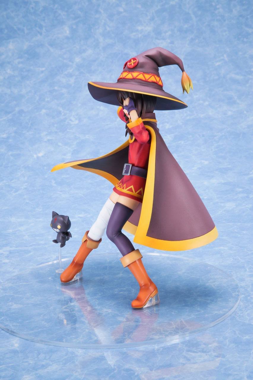Bellfine Konosuba Megumin 1/8 Scale PVC Anime Figure - Cute Collectible Statue for Anime Fans | Perfect for Display in Home, Office, or Gaming Room