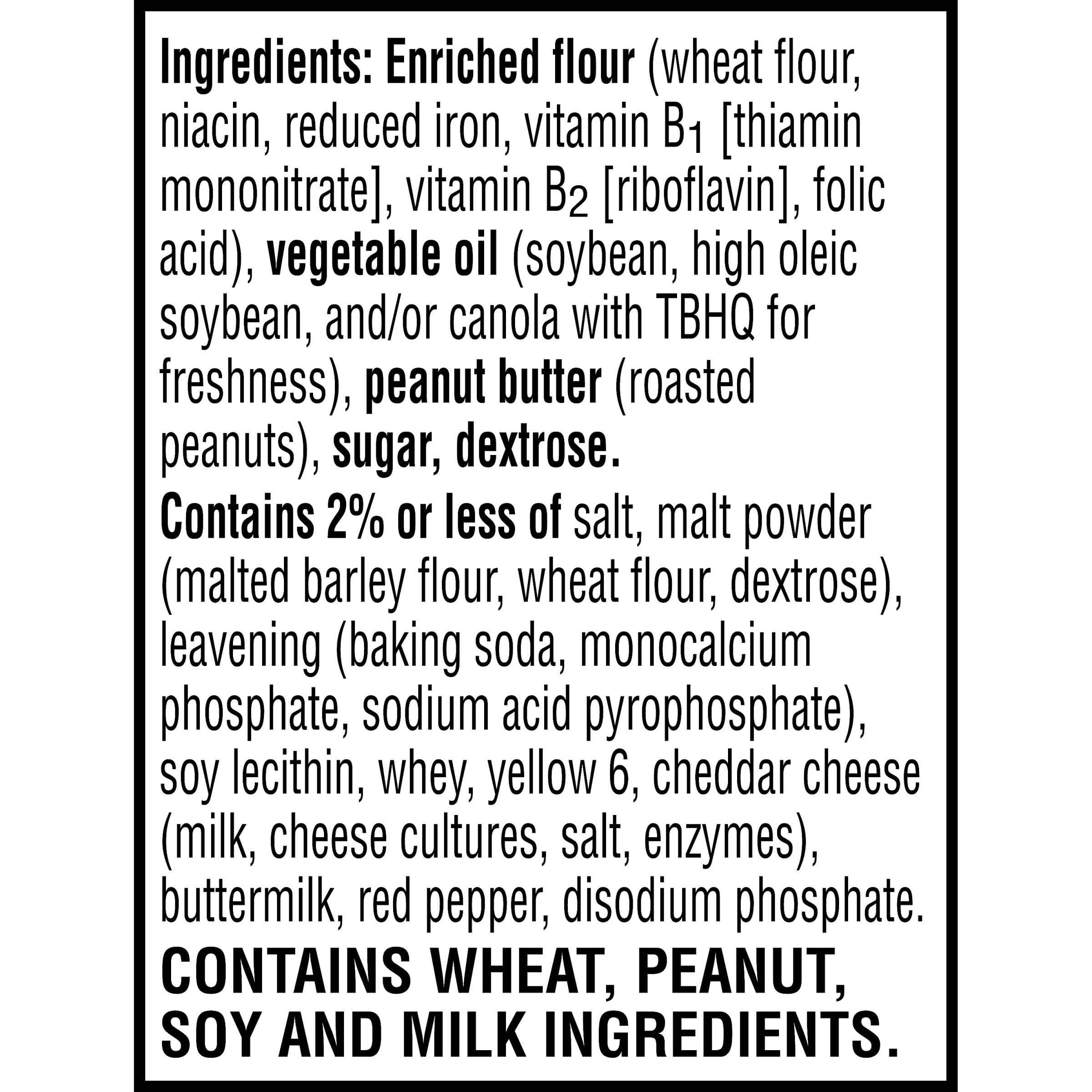Keebler Sandwich Crackers - Single Serve Snack Crackers with Toast & Peanut Butter - 11oz Tray (8 Packs) - Perfect for School Lunches, Office Snacks & On-the-Go Treats