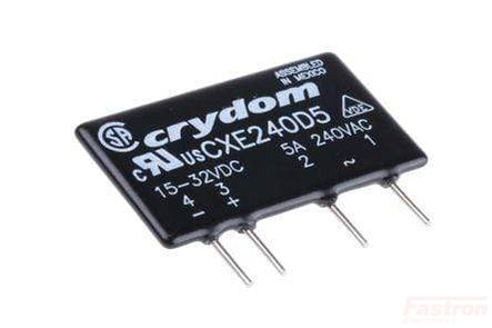 CXE240A5 Solid State Relay - 5A 12-280VAC Load, 18-36VAC Control, PCB or Socket Mount for Industrial Automation & HVAC Systems