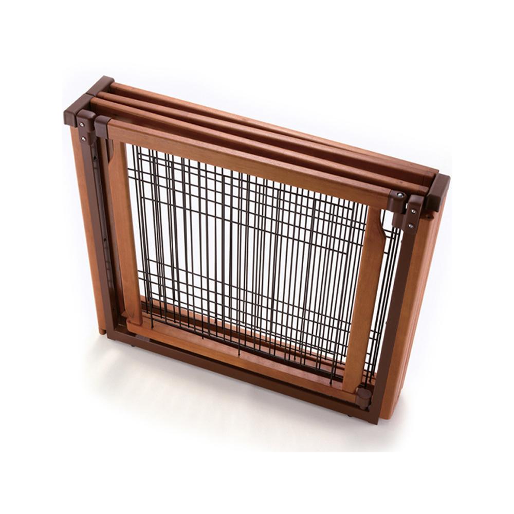 Convertible Elite 6-Piece Adjustable Pet Gate for Dogs & Cats - Safe Indoor/Outdoor Barrier for Stairs, Doorways & Large Openings