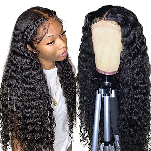 TUNEFUL 5x5 HD Lace Closure Wig - 16 Inch Deep Wave Human Hair Wigs for Black Women | 180% Density Brazilian Virgin Hair with Pre-Plucked Hairline & Baby Hair | Perfect for Daily Wear, Special Occasions & Protective Styling