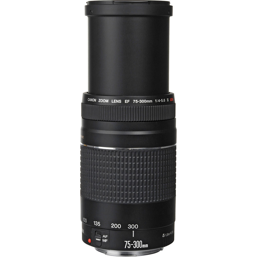Canon EF 75-300mm f/4-5.6 III USM Telephoto Zoom Lens for DSLR Cameras - Perfect for Wildlife, Sports & Travel Photography
