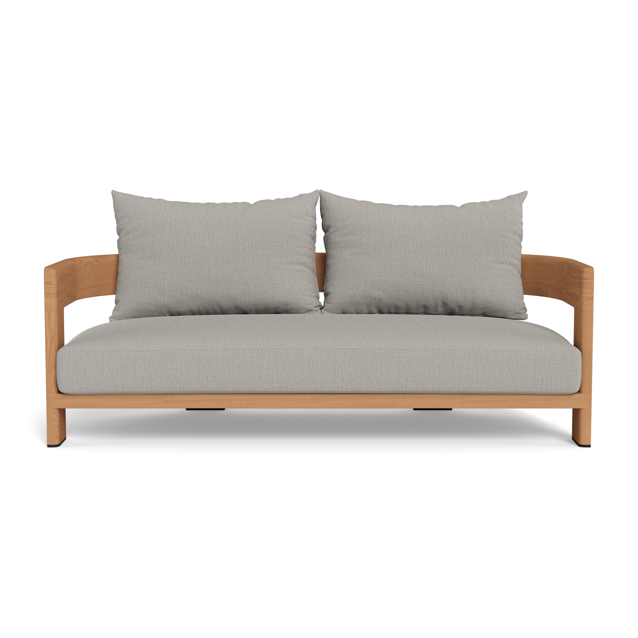 Victoria Teak 2-Seat Outdoor Sofa - Weather-Resistant Patio Furniture for Garden, Poolside & Backyard Relaxation