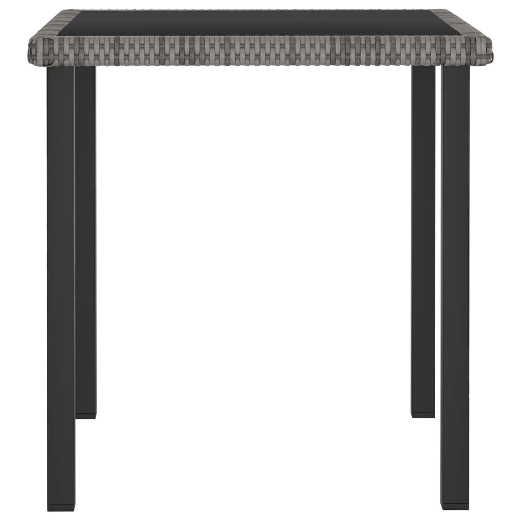 Gray Outdoor Patio Dining Table 27.6