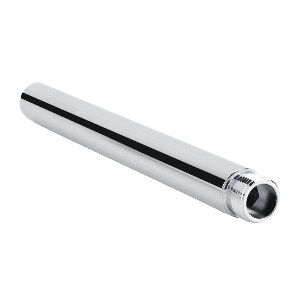 Joywayus 5 Inch Stainless Steel Shower Head Extender - Adjustable Shower Arm Extension for Lower Shower Head | Bathroom Shower Accessory for Tall People & Kids | Perfect for Spa-Like Experience & Handicap Accessibility