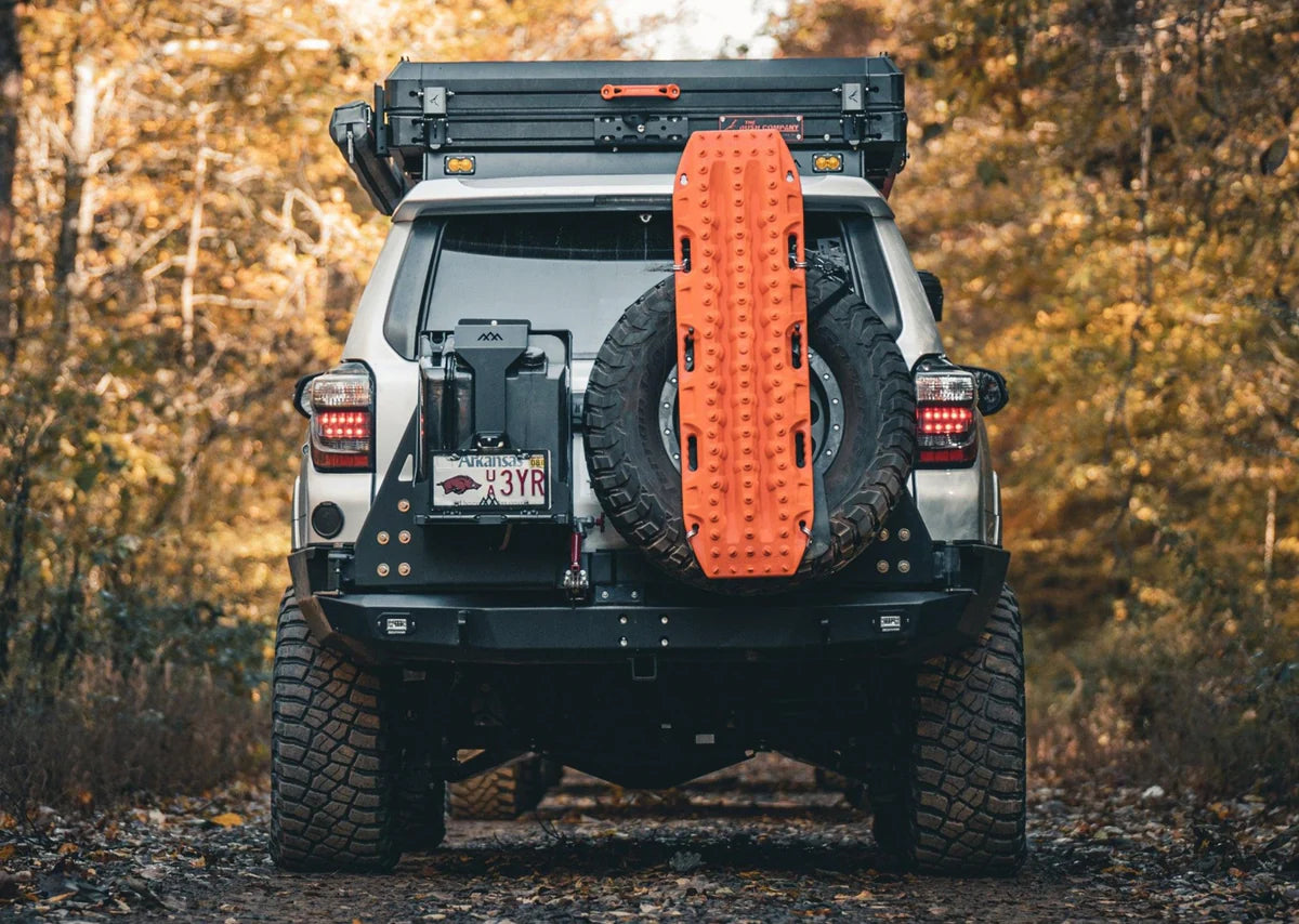 2010-2024 Toyota 4Runner Backwoods Adventure Mods Hi-Lite High Clearance Dual Swing Out Rear Bumper - Off-Road Bumper for Overlanding, Rock Crawling & Trail Adventures