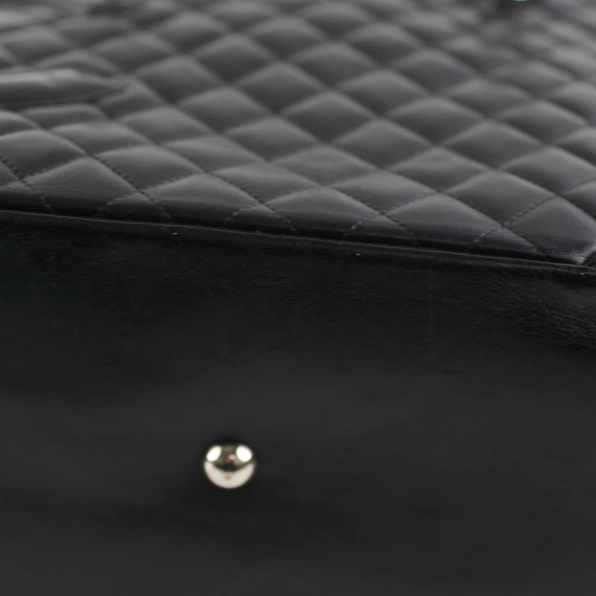 Chanel Cambon Black Lambskin Leather Tote Bag for Women - Luxury Designer Handbag for Work, Travel & Everyday Use
