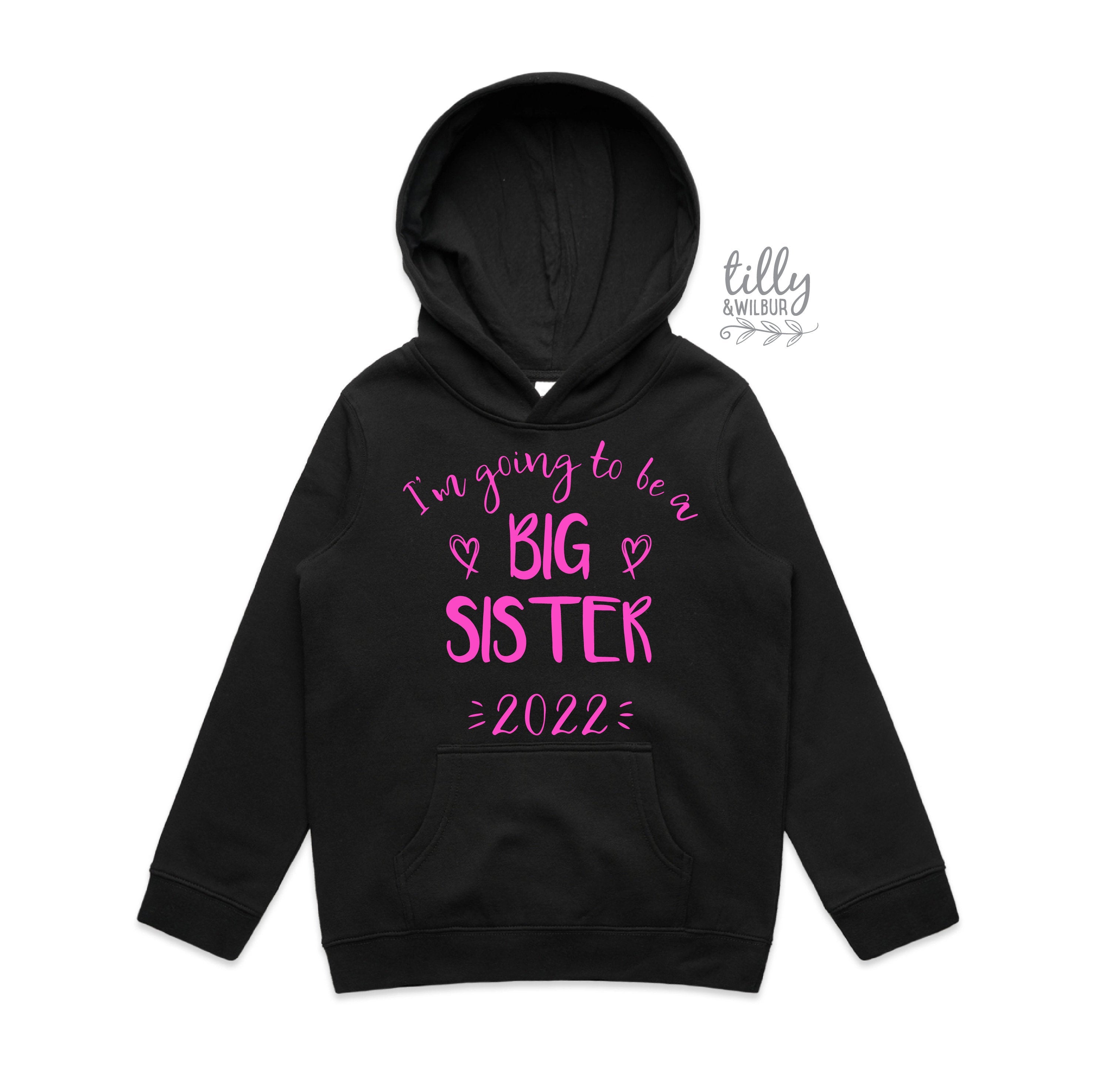 Big Sister Jumper Hoodie - Cozy Pullover Sweatshirt for Women | Perfect for Casual Wear, Family Outings & Sister Matching Outfits