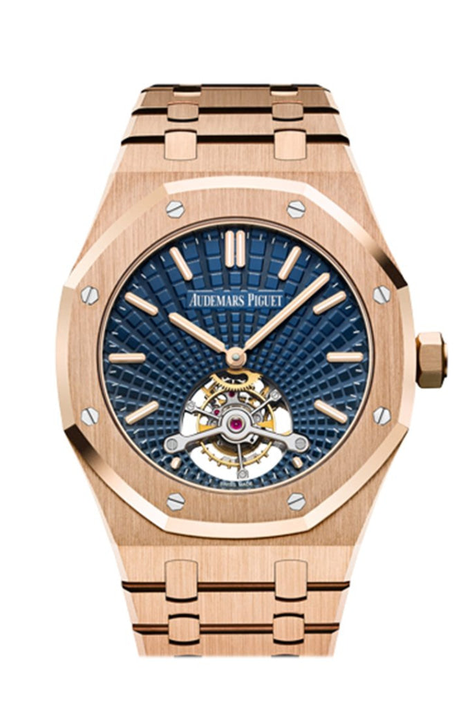 Audemars Piguet Royal Oak Tourbillon 41mm Ultra-Thin Rose Gold Watch 26522OR.OO.1220OR.01 - Luxury Swiss Timepiece for Men, Perfect for Formal Events & Collector's Showcase