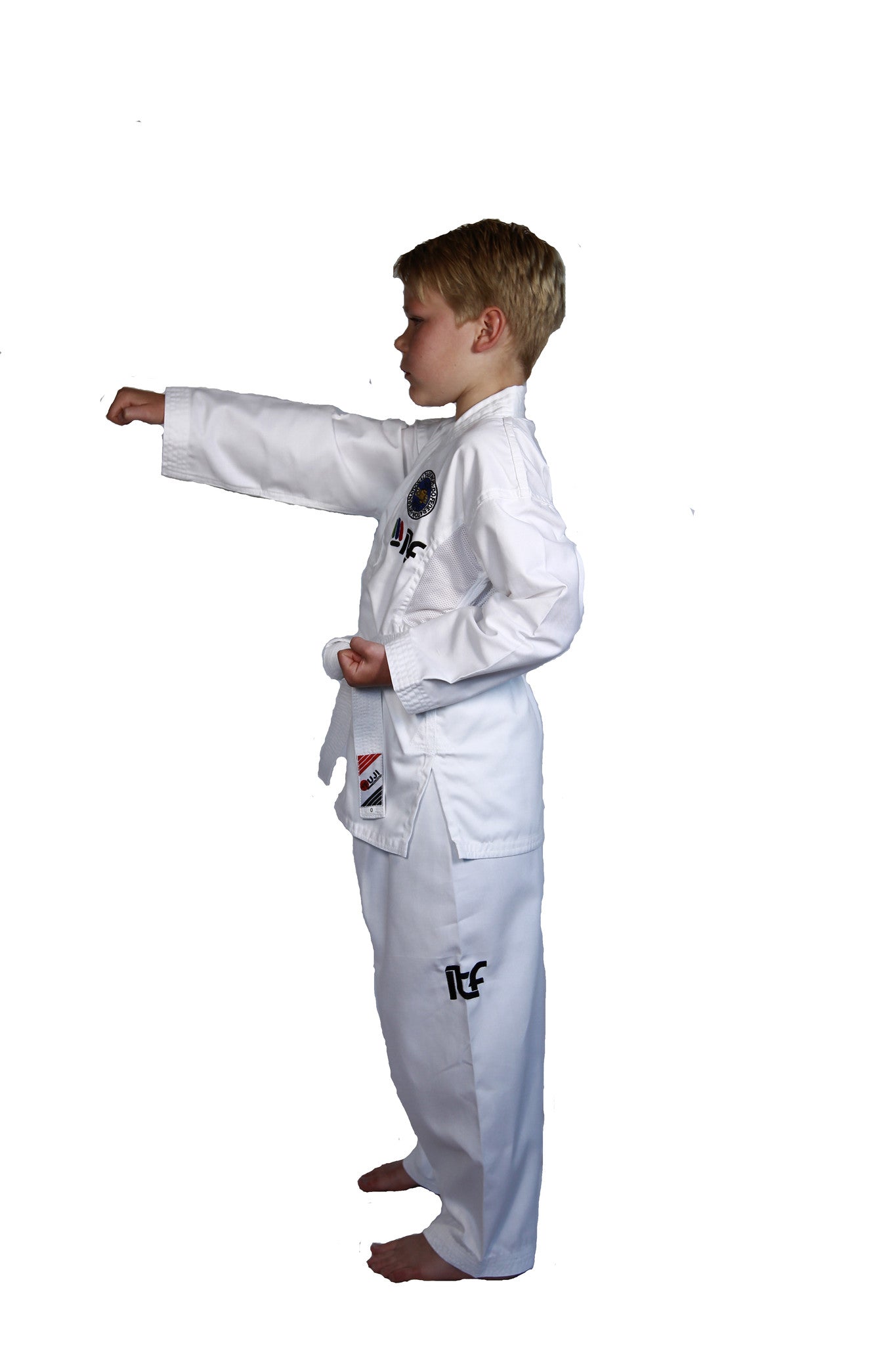 10221NZUS iTKD Do Bok - Premium Taekwondo Uniform for Students (Kup) - Lightweight & Durable for Training & Competitions