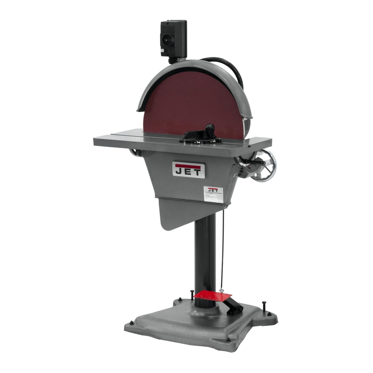 JET 20-Inch Disc Grinder, 3 HP, 220/440V 3 Phase Industrial Bench Grinder (Model J-4421-2) - Perfect for Metalworking, Woodworking & Heavy-Duty Grinding Tasks