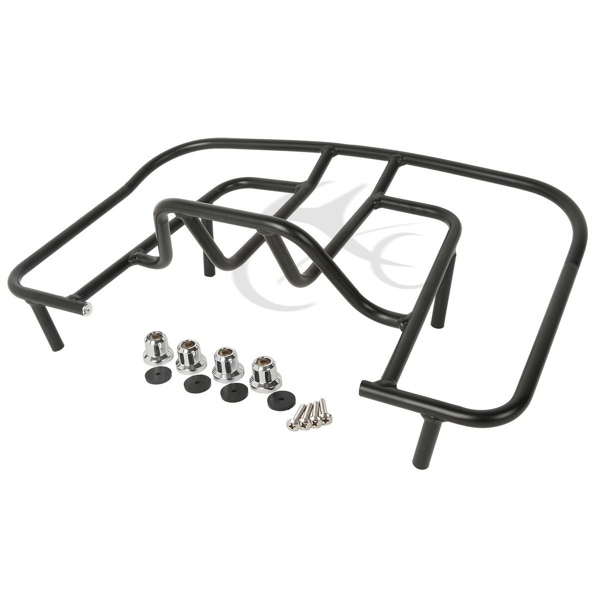 XFMT Motorcycle Black Tour Pack Trunk Luggage Rack for Honda Goldwing 1800 GL1800 (2001-2017) - Durable Storage Solution for Long Rides & Road Trips