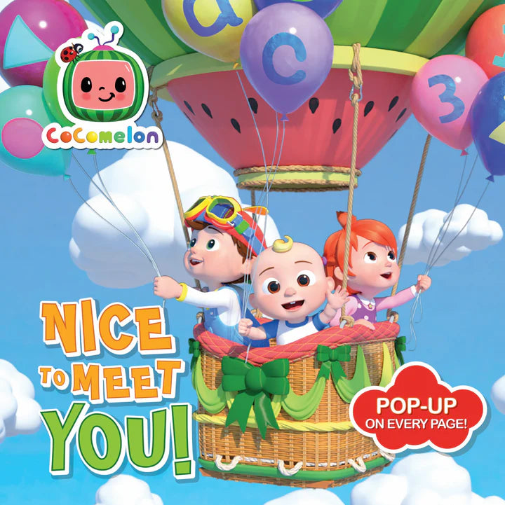 Cocomelon Nice To Meet You! Interactive Pop-Up Book for Kids - Perfect for Storytime, Birthday Gifts & Early Learning