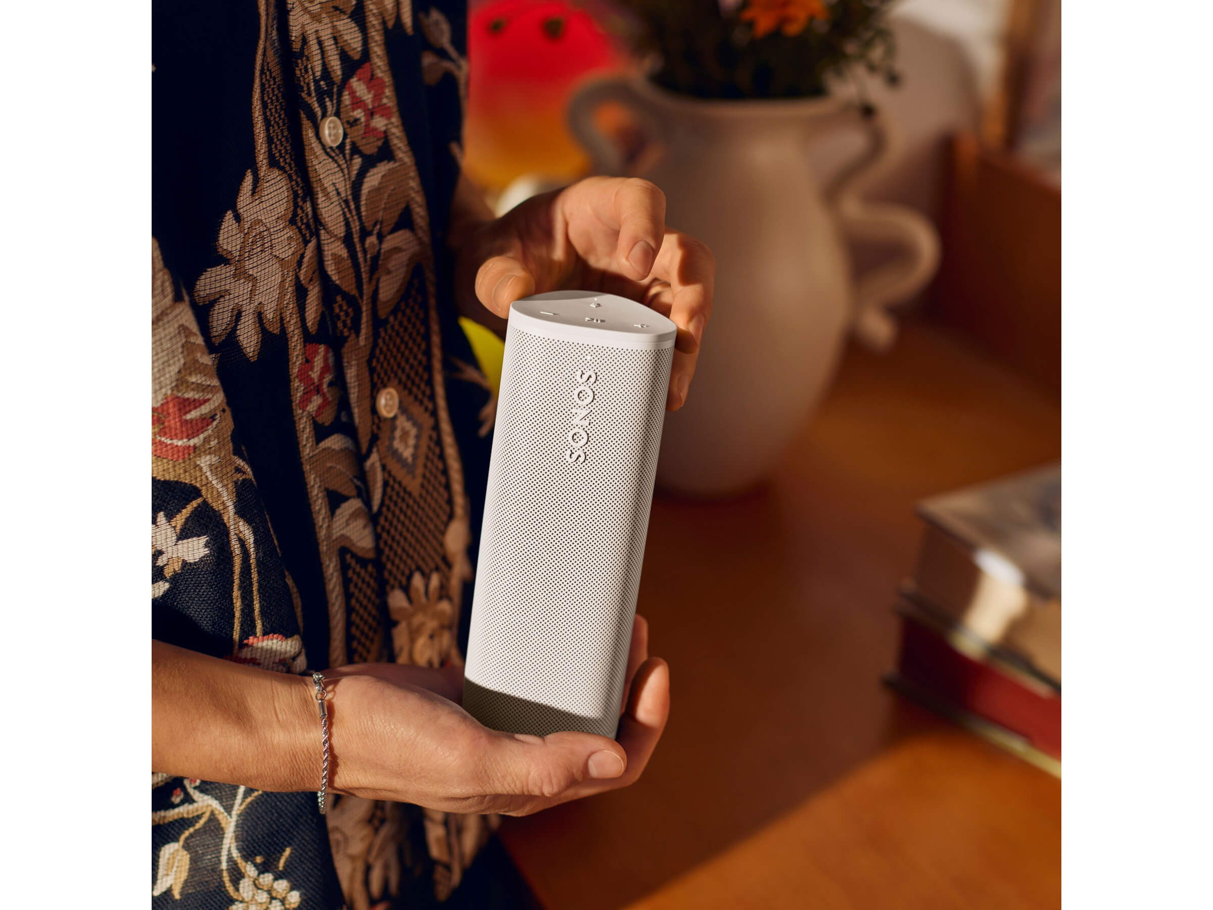 Sonos Roam 2 Portable Bluetooth Speaker - Waterproof Wireless Speaker with Long Battery Life for Outdoor Adventures, Travel, Beach & Pool Parties