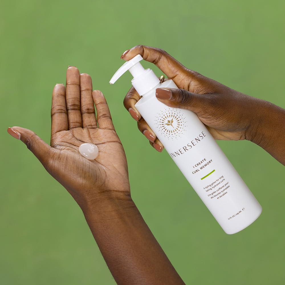 INNERSENSE Organic Beauty I Create Curl Memory - Natural Curl Defining Styling Cream for Wavy & Curly Hair - Perfect for Daily Styling & Frizz Control