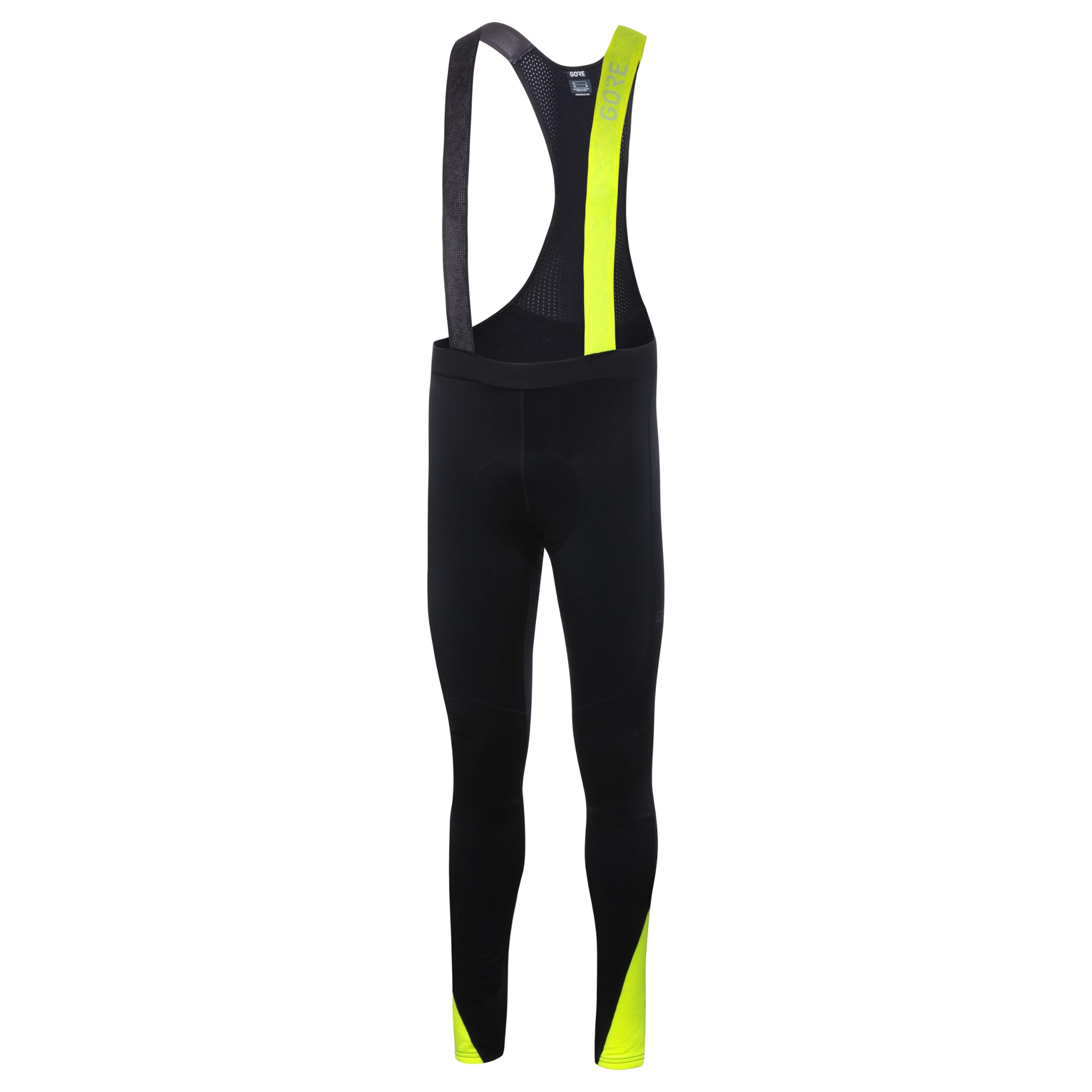GORE WEAR Men's Thermo Cycling Bib Tights with C5 Seat Pad - Winter Thermal Bicycle Pants for Cold Weather Training & Outdoor Rides