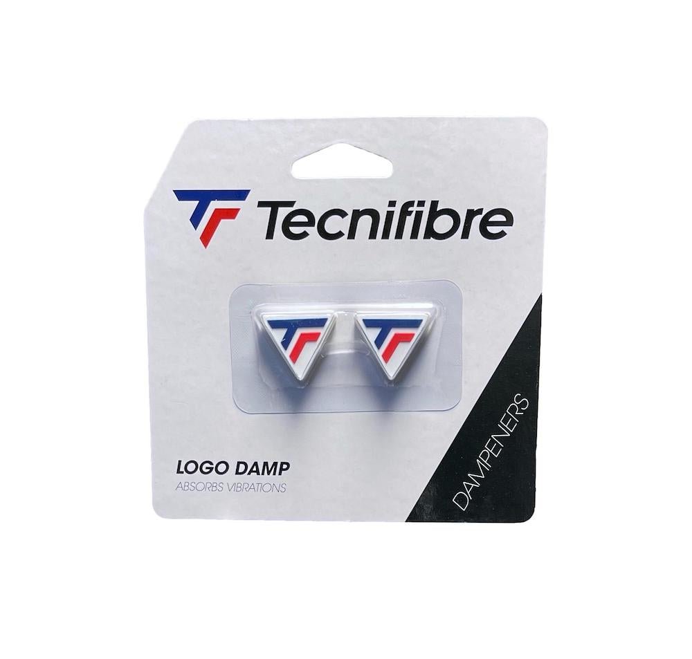 Tecnifibre Logo Tennis Vibration Dampener - Reduce Racket Vibration & Improve Control for Tennis Players | Perfect for Competitive Play & Training Sessions
