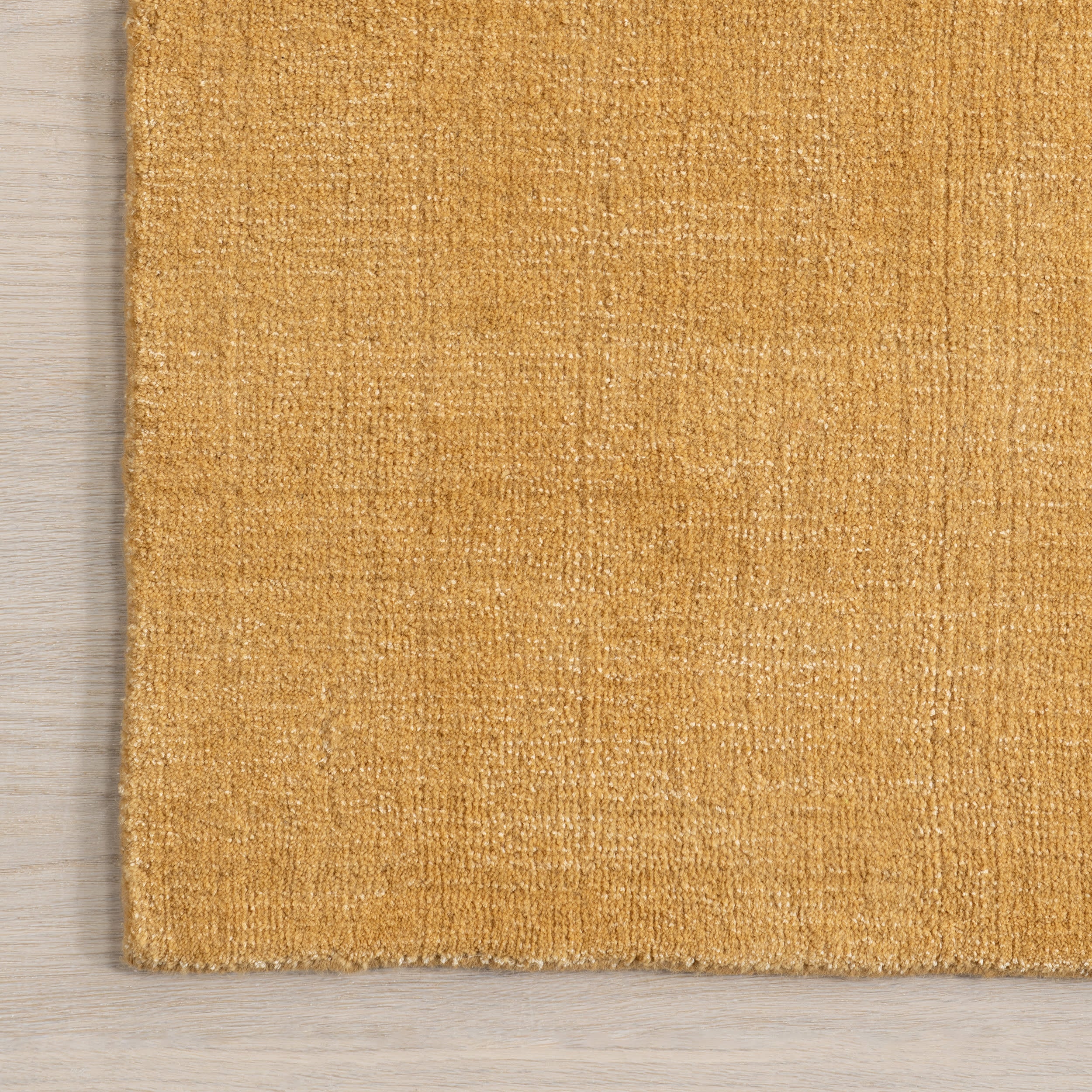 Arrel Speckled Wool Blend Area Rug in Golden Butter | Soft & Durable Living Room Rug for Bedroom, Office & Home Decor