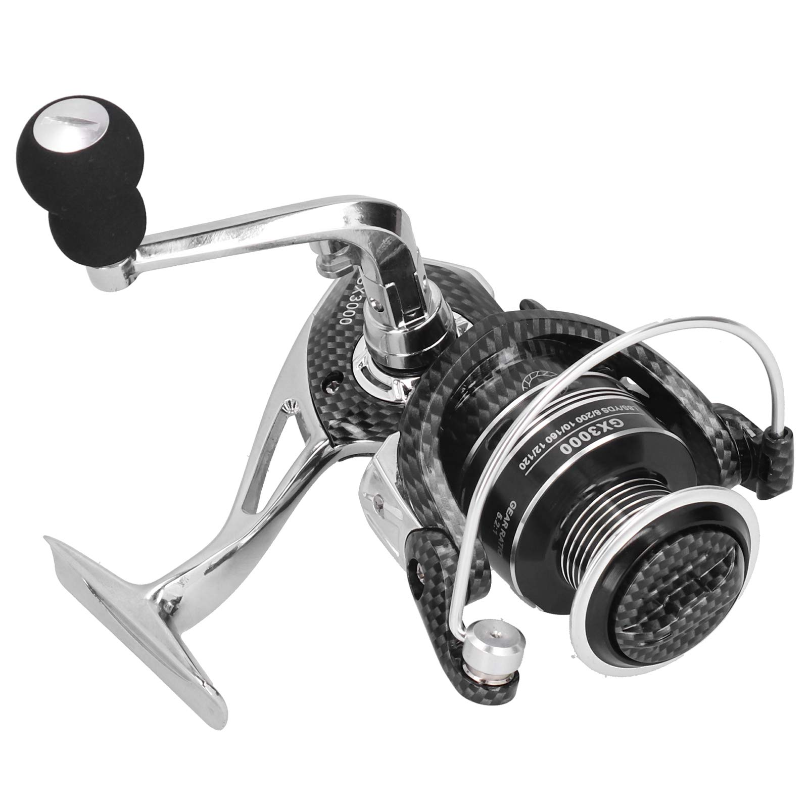 **GX3000 Fishing Reel - High Performance Spinning Reel with Duplex Bearings, Durable & Flexible for Saltwater & Freshwater Fishing - Perfect for Anglers, Sea Fishing & Outdoor Adventures**