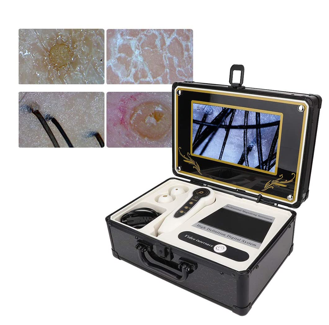 9 Inch LCD Skin & Hair Analyzer Detector - High Magnification Blackhead & Scalp Follicle Scanner for Professional Skin Care & Hair Treatment | Perfect for Dermatologists, Estheticians & Home Use