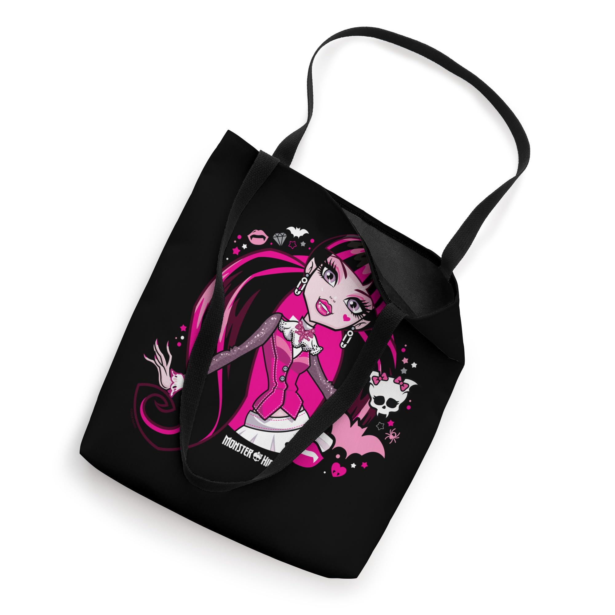 Monster High Draculaura Tote Bag - Stylish Gothic Shoulder Bag for School, Shopping & Cosplay | Official Licensed Merchandise