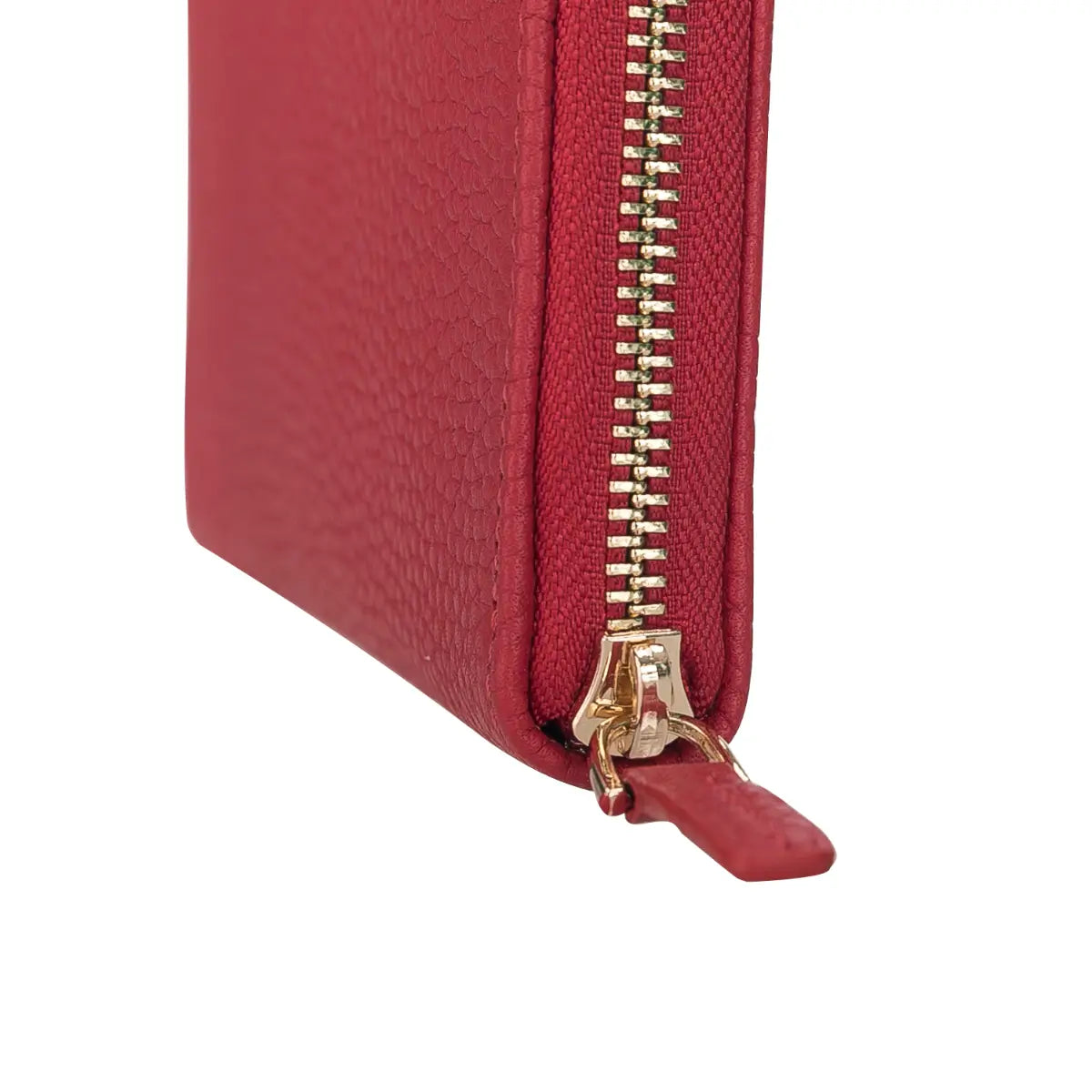 Premium Red Leather Women's Wallet - RFID Blocking, Slim & Stylish for Everyday Use, Travel & Gifts