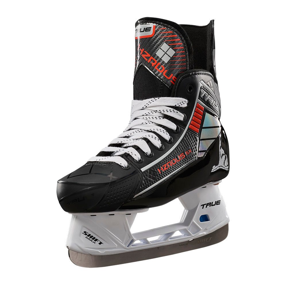 TRUE HZRDUS 5X Senior Ice Hockey Skates - Professional Performance Skates for Men & Women - Perfect for Competitive Play & Ice Rink Training