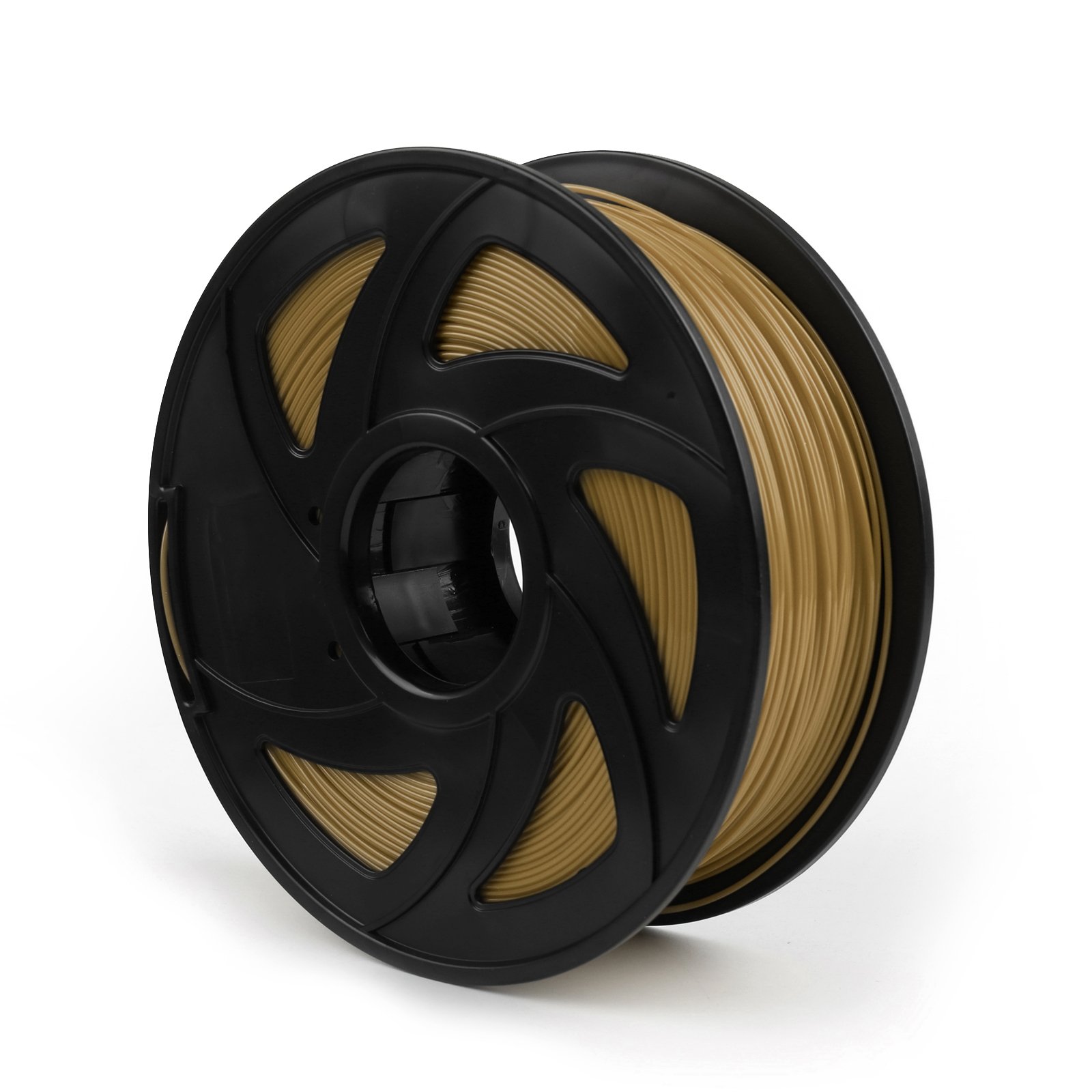 Premium 1.75mm PLA 3D Printer Filament - 1kg/2.2lb Spool - High-Quality Gold Filament for 3D Printing, Drawing Pens & MakerBot - Perfect for DIY Projects, Prototyping & Creative Crafts